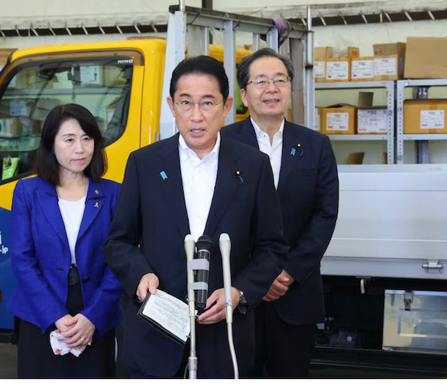 2023年10月3日　物流2024年問題対策　岸田首相表明、自動化促す